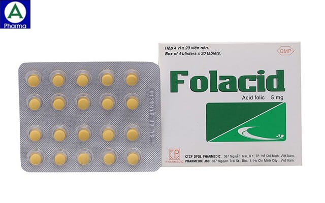 Folacid 5mg Pharmedic – Thuốc bổ sung máu do thiếu vitamin