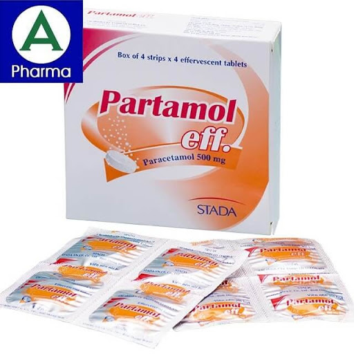Giới thiệu về thuốc giảm đau, hạ sốt Partamol Eff Stada 4X4