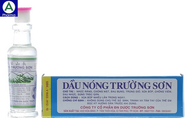 Dầu nóng trường sơn 6ml – Dầu xoa hô hấp và đau nhức cơ của Việt Nam