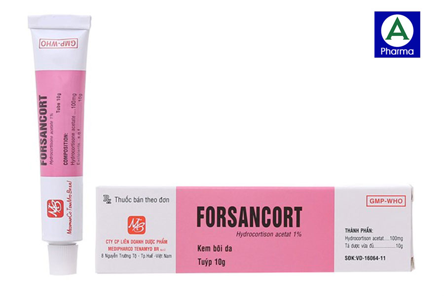 Hình ảnh tuýp thuốc Forsancort 10g