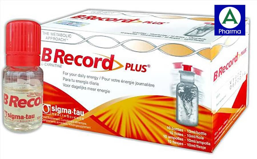 B Record Plus hộp 10 chai giúp cung cấp vitamin, tăng cường sức đề kháng