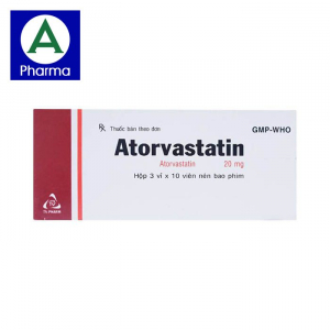 Atorvastatin 20Mg Tvp 3X10