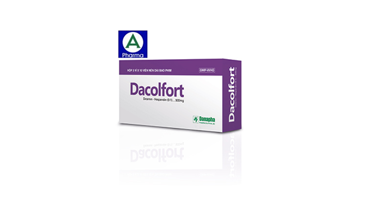 Thuốc Dacolfort - thuốc điều trị suy giãn tĩnh mạch của Việt Nam.