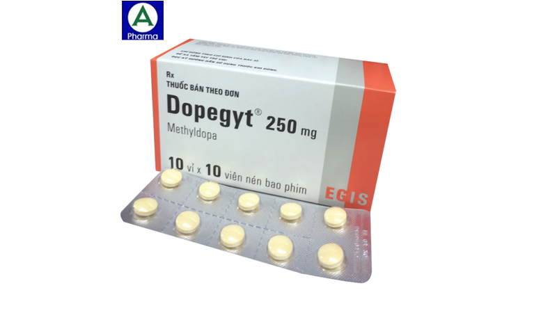 Dopegyt 250mg Egis - Thuốc điều trị cao huyết áp của Hungary