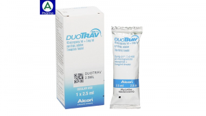 Duotrav 2,5ml Alcon Pharm - Thuốc điều trị glaucom góc mở của Bỉ