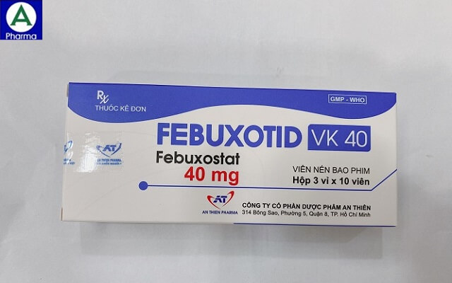 Febuxotid 40mg – Thuốc điều trị bệnh Gout của Việt Nam