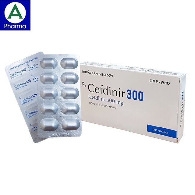 Thuốc kháng sinh Cefdinir 300mg 