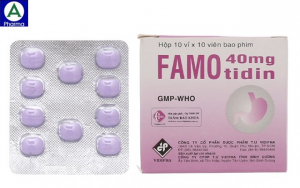 Famotidin 40mg Vidiphar - Thuốc điều trị loét dạ dày tá tràng