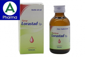 Siro trị viêm mũi dị ứng Lorastad 60mg được sản xuất bởi Stada