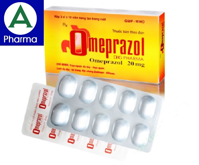 Omeprazol 20mg điều trị rối loạn dạ dày